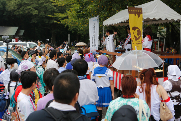 031　土師祭2015　進撃のWOTAKOI（ヲタコイ）ソーラン開始