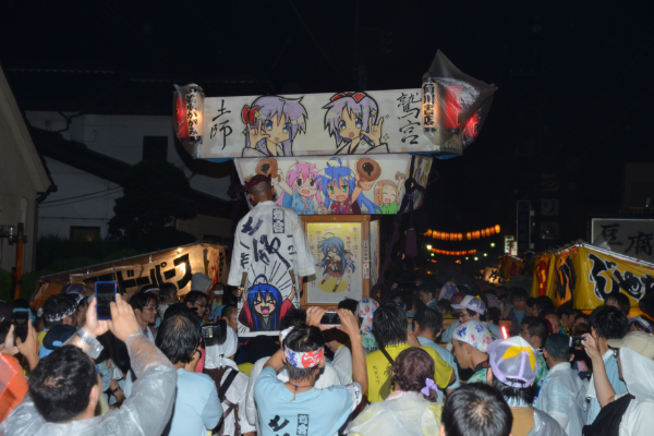 065　土師祭2015　らき☆すた神輿渡御1