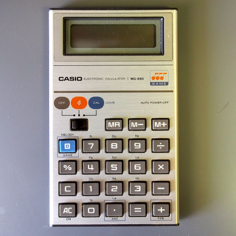 CASIO ゲーム電卓 MG-880 1